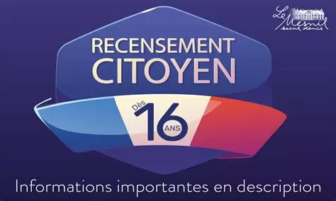 recensemment citoyen