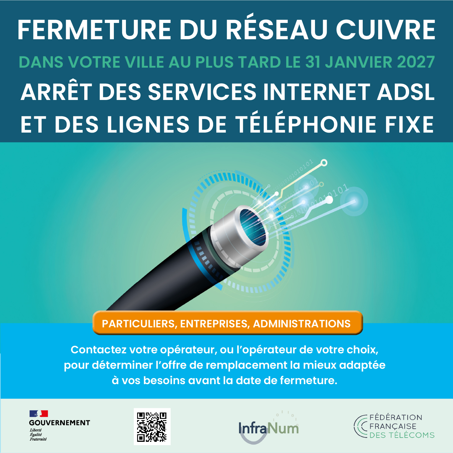 Arret du cuivre 31 janvier 2027